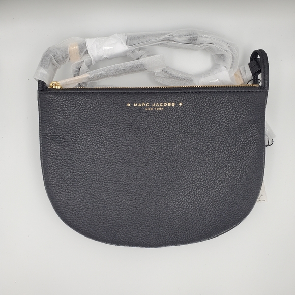 Marc Jacobs Supple Black Leather Cross Body Bag BNWT - Picture 8 of 10